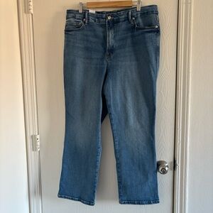 Good American Good Curve Straight Jeans Size 18 | 28” | NWT Indigo 268